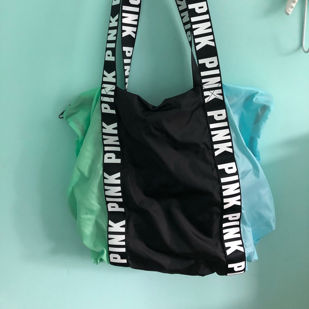 Pink tote bag